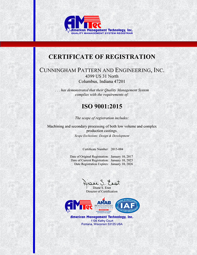 ISO Certificate